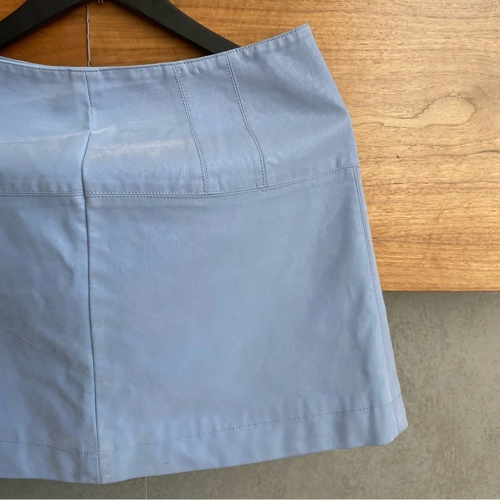 NWOT Free People Days In The Sun Suede Mini Skirt, Size 8